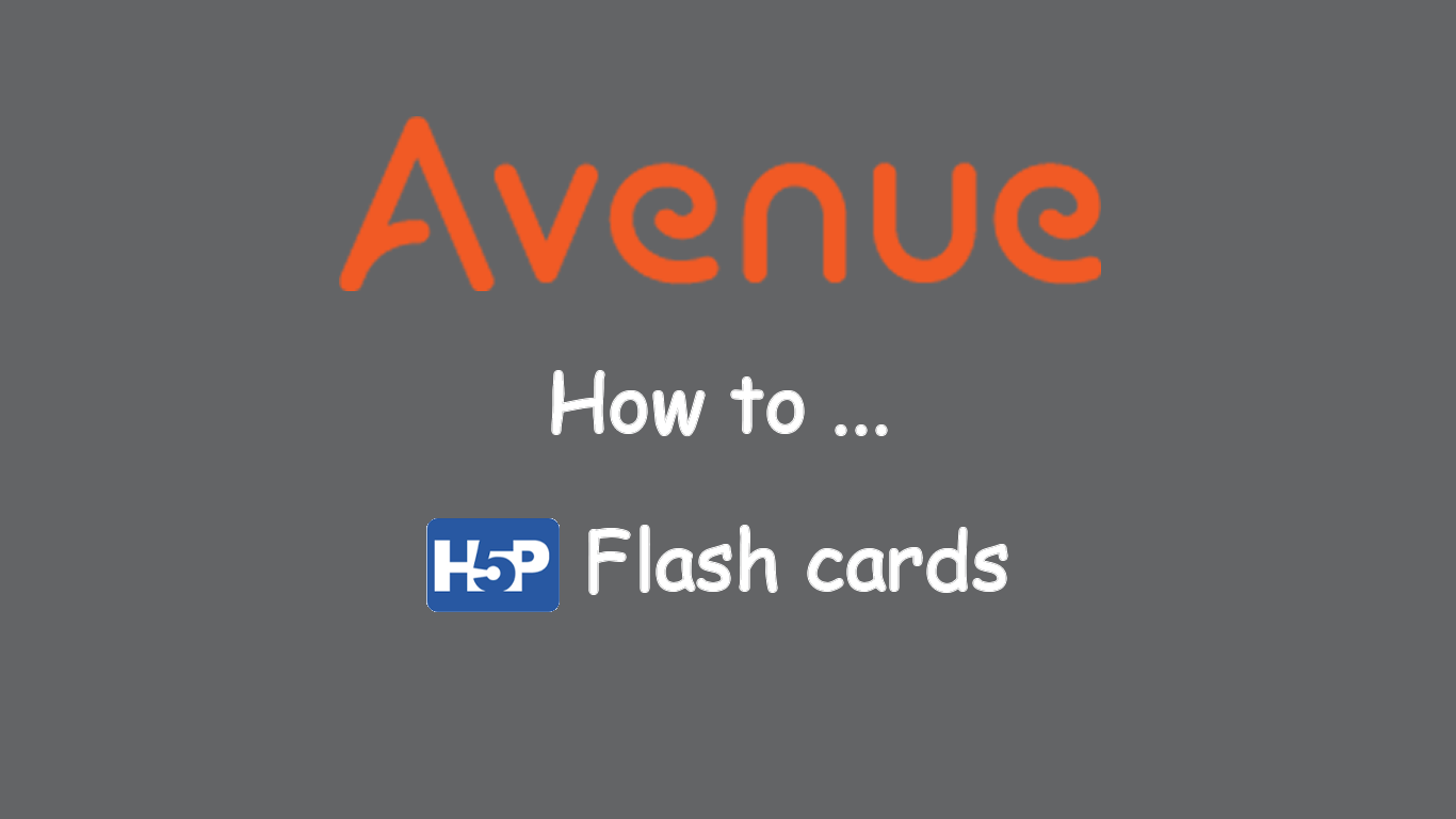 h5p flashcards