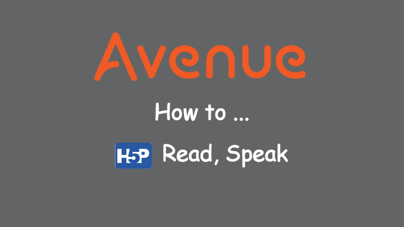 h5p read and speak
